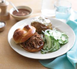 Southern Pulled-Pork Sandwiches (Oven)