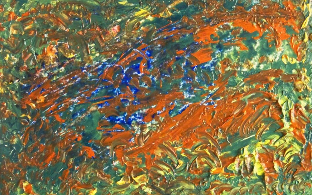 Acrylic on Ceramic Tile